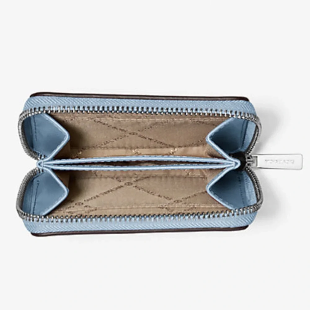 MICHAEL KORS Jet Set Medium Distressed Zip Around Card Case
Cornflower 
NWT - Picture 3 of 16